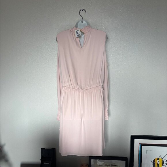 NWT Size 16 light pink open shoulder turtle neck dress - Picture 2 of 3